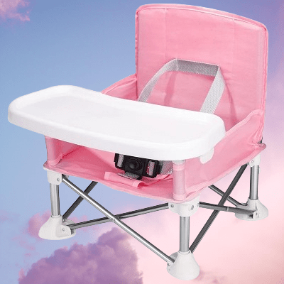 Chaise Pliante - BabyBoosterSeat™ - Rose - Bebooz