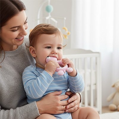 Anneau de dentition naturel | Apaisant Sans BPA - Bebooz
