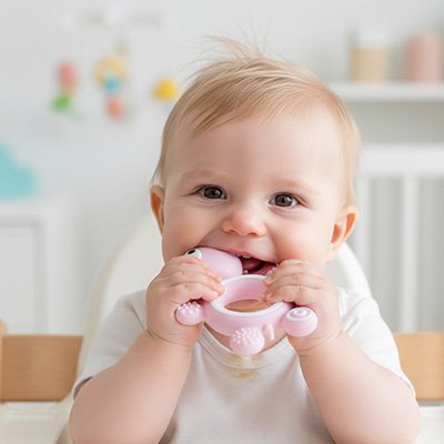 Anneau de dentition naturel | Apaisant Sans BPA - Bebooz