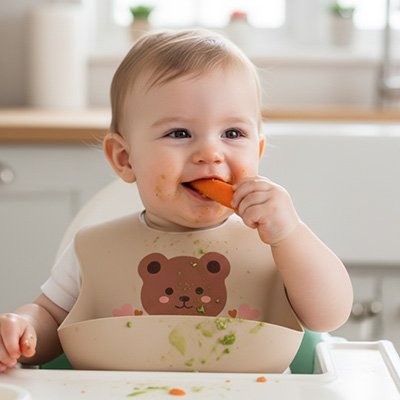 Bavoir Silicone Imperméable | BabyClean - Bebooz
