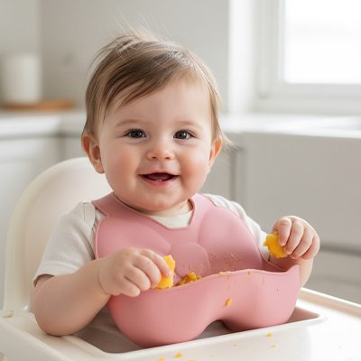 Bavoir silicone | Repas Sans Tache - Bebooz