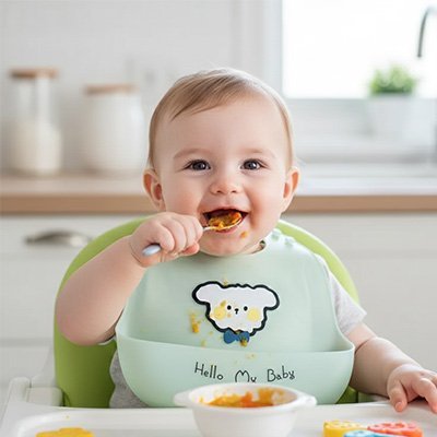 Bavoir silicone | Ultra - souple - Bebooz