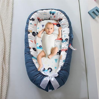 Berceau Bébé - NidPortableBébé™ - Voiture Bleue - Bebooz