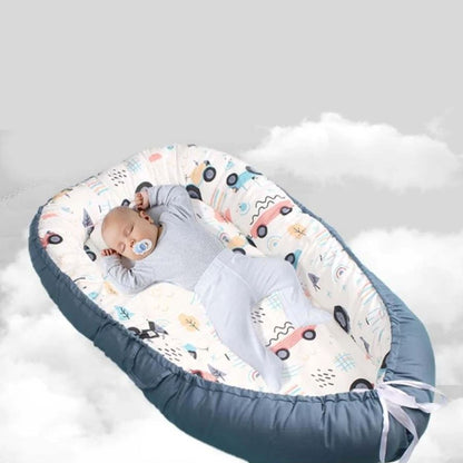 Berceau Bébé - NidPortableBébé™ - Voiture Bleue - Bebooz