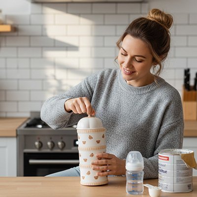 Boite doseuse lait | Biberon Easy - Bebooz