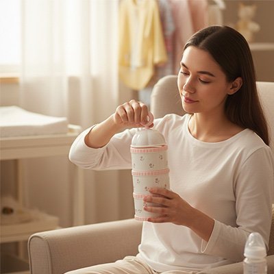 Boite doseuse lait | Biberon Easy - Bebooz