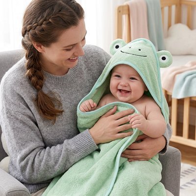 Cape de bain bébé | Ultra - douce séchage rapide - Bebooz