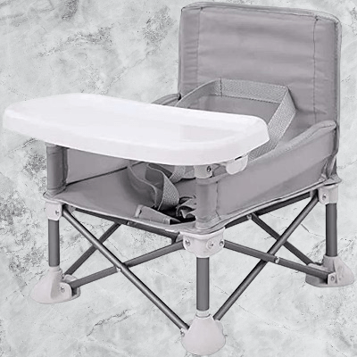 Chaise Pliante - BabyBoosterSeat™ - Gris - Bebooz