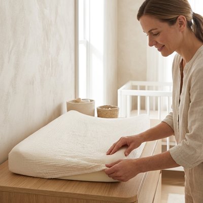 Housse matelas à langer | Douce et Imperméable - Bebooz