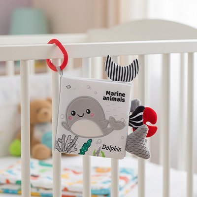 Livre bébé en tissus | Éveil Sensoriel - Bebooz
