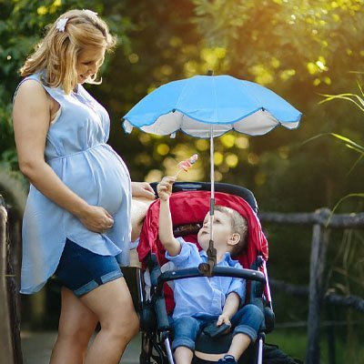 Ombrelle pour poussette | Protection Anti - UV - Bebooz