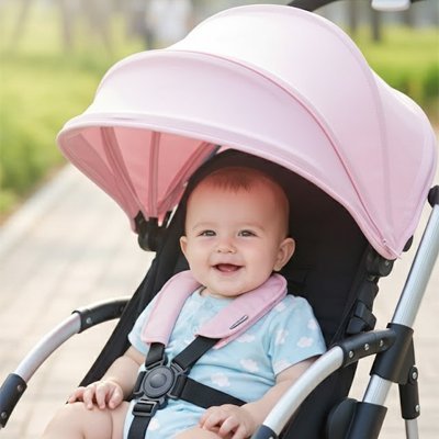 Parasol pour poussette | Protection UV Ajustable - Bebooz