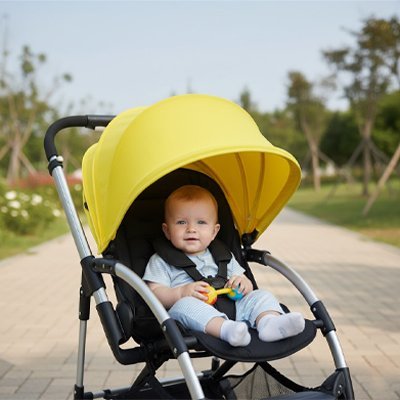 Parasol pour poussette | Protection UV Ajustable - Bebooz